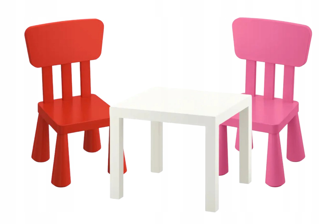 IKEA MAMMUT STOLIK 2 KRZESEŁKA DLA DZIECKA KOLORY Kod producenta 1111
