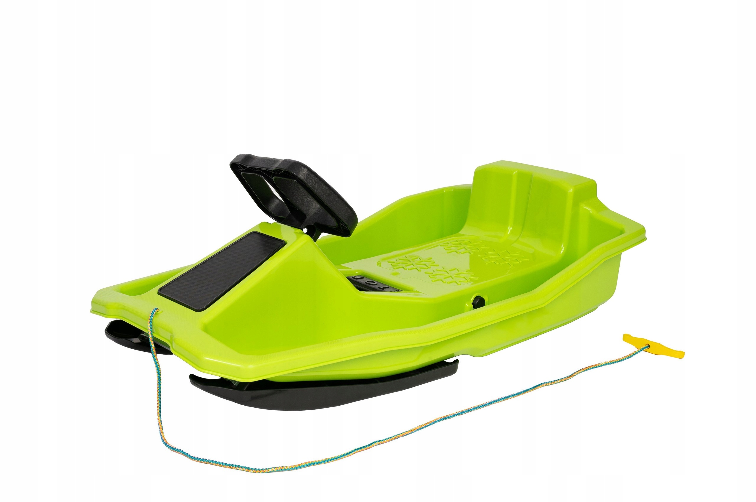 Sanki z Kierownicą Hamulec kierownica plastikowe Bobslej ślizg z Płozami