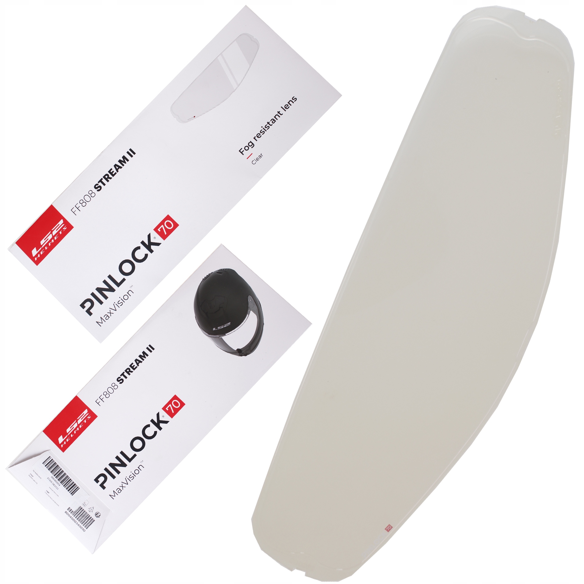 Pinlock LS2 FF808 Stream II Max Vision 70 proti zamlžování skla