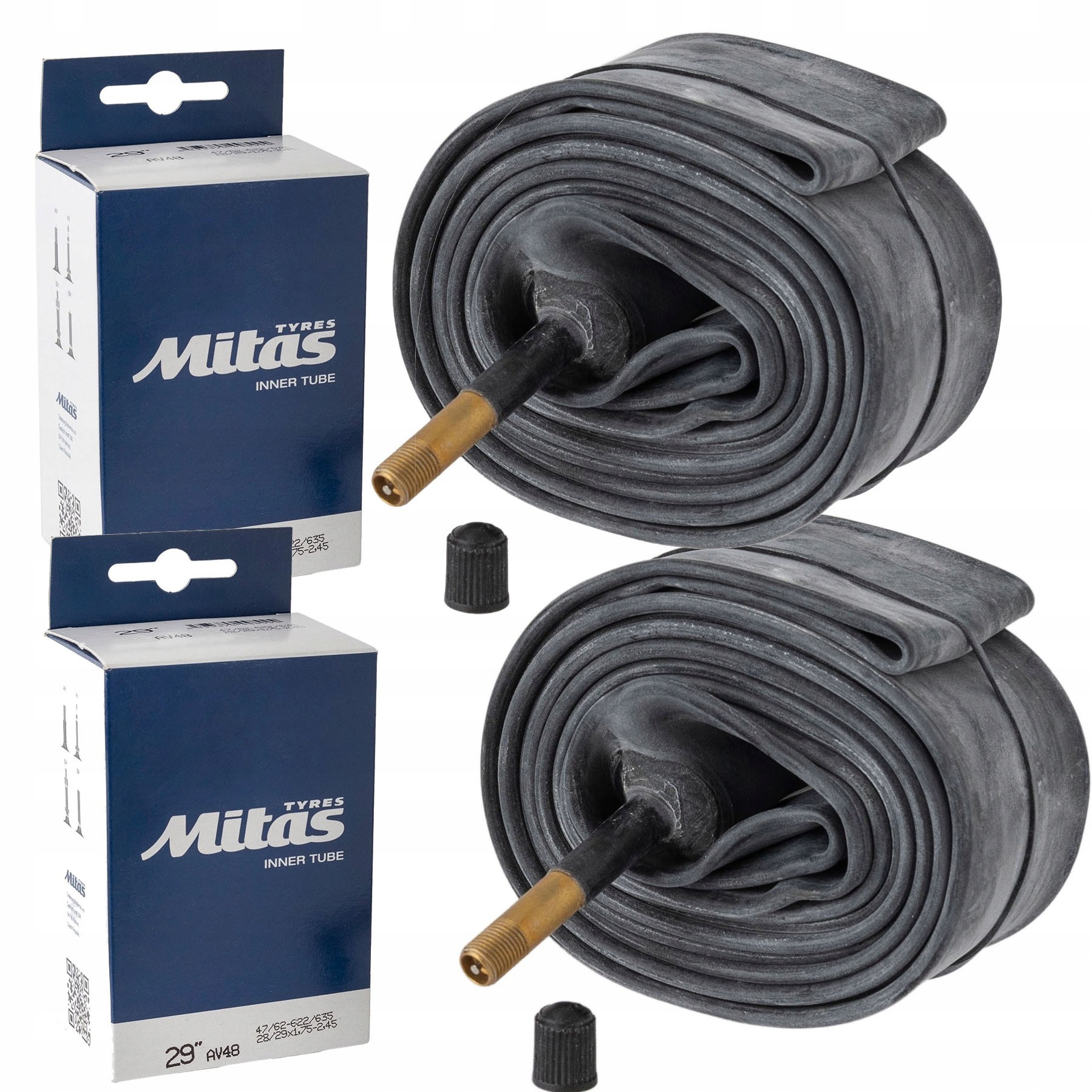 

Zestaw 2 X Dętka 28/29 X 1,75/2,45 Rubena Mitas Av