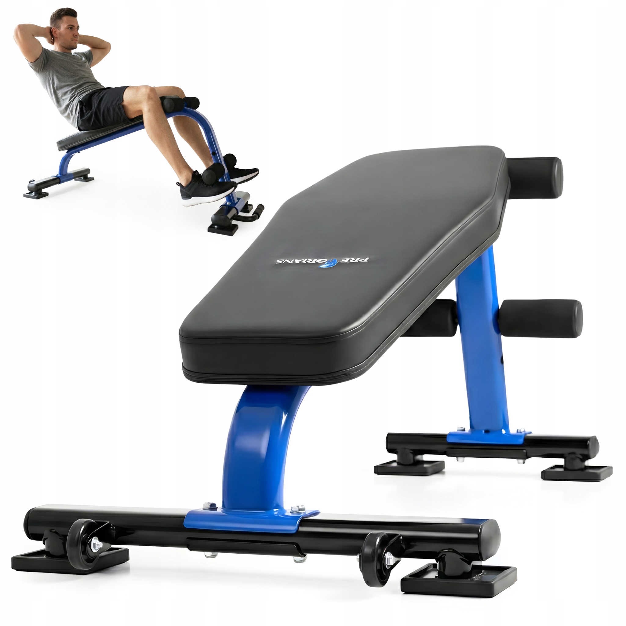 Ławka Treningowa Do Brzuszków Ławeczka Skośna Do Ćwiczeń Mięśni Brzucha