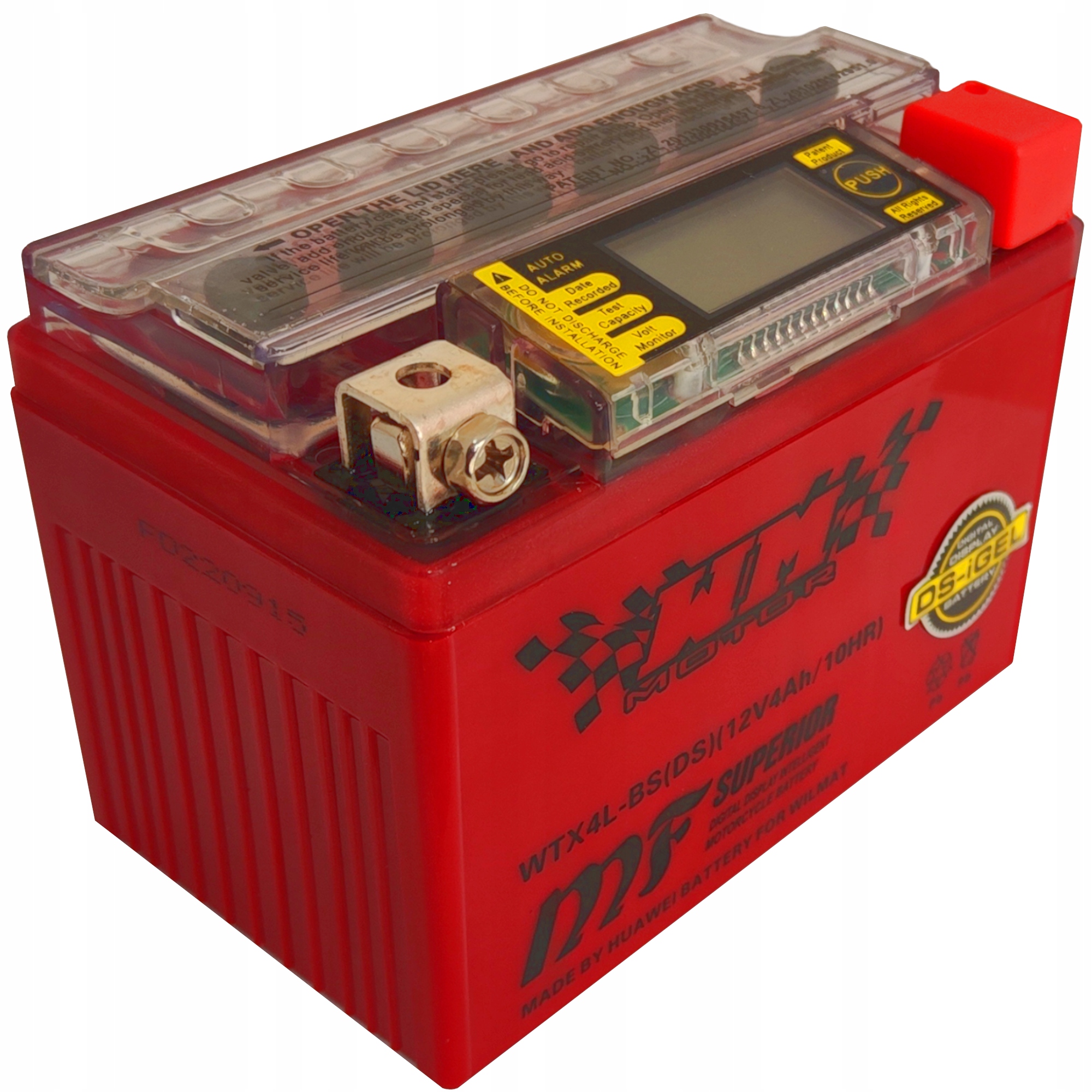 

Akumulator Żel Agm Wyświetlacz 12V 4Ah Skuter Quad