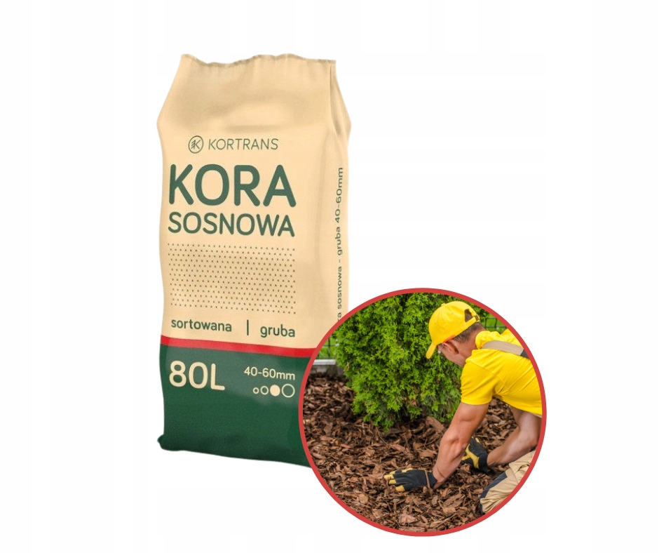 

Kora Sosnowa Gruba 40-60 mm 80l Kortrans