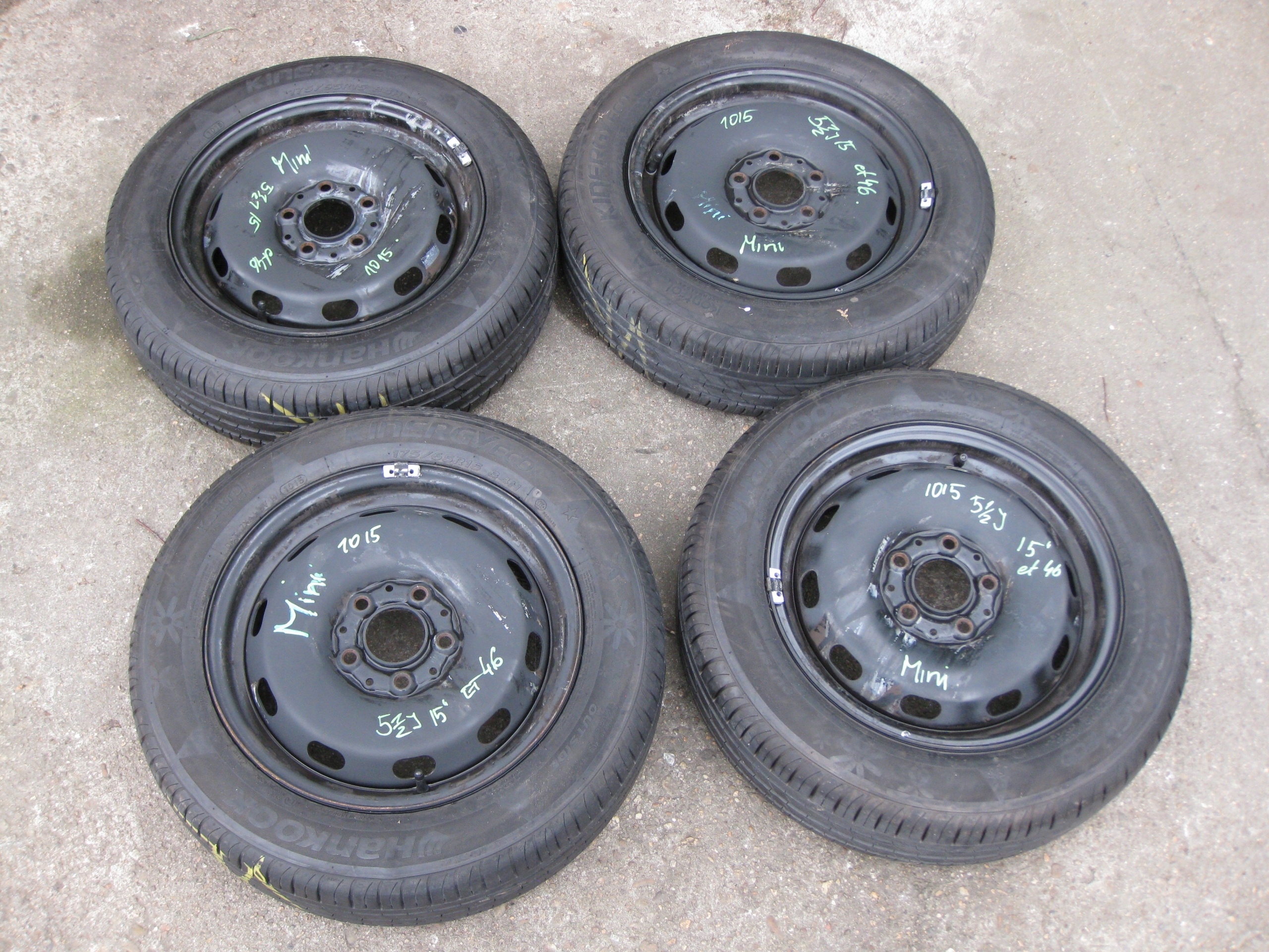 wheels discs tyres MINI 175/65/15 LATO ET46