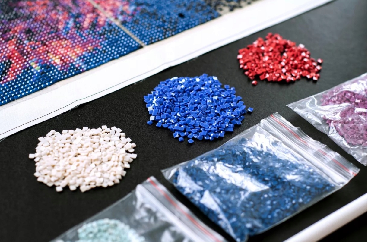 Haft diamentowy WODOSPAD mozaika zestaw 30×40 cm Marka bez marki