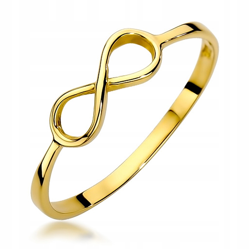 Zlatý prstýnek 585 Infinity vel. 14