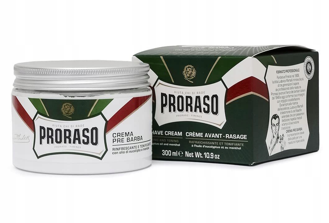 Osvěžující krém s eukalyptem před a po holení 300 ml