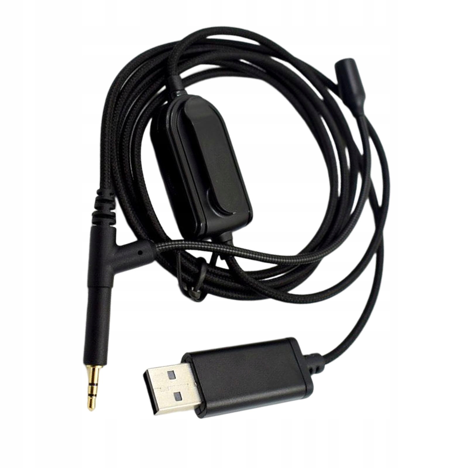 Kabel do słuchawek 2,5 mm z mikrofonem do Model regulacja głośności 2.5mm Kabel słuchawkowy 1.8M