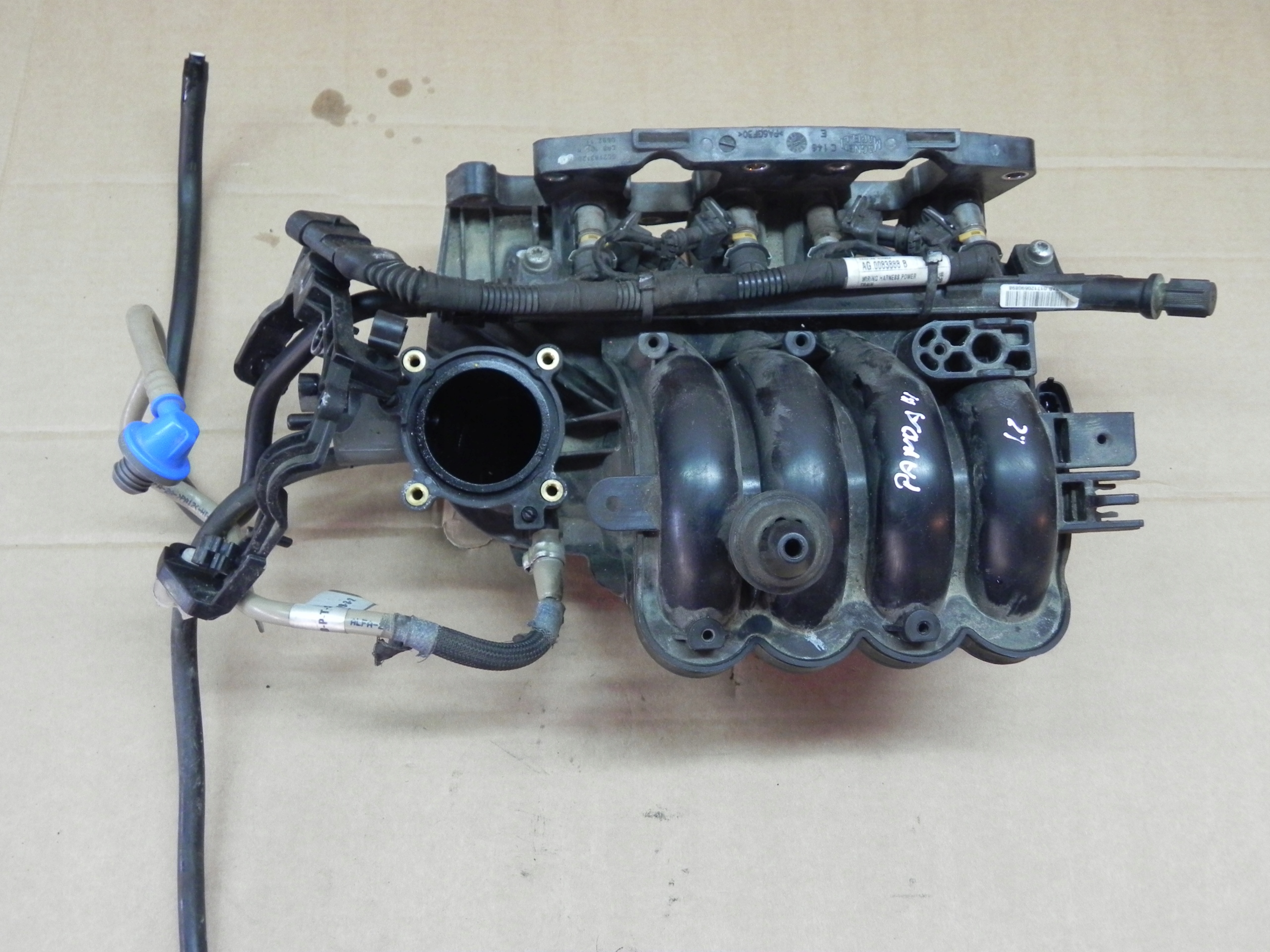 552183120 - FIAT PANDA III 1.2 ВПУСКНИЙ КОЛЕКТОР ВПРИСКУВАННЯ ПОВНИЙ КОМПЛЕКТ