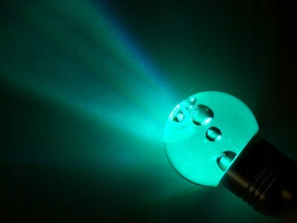 Żarówka LED Gais E27 3W RGB z pilotem niebieska- Marka Bowi