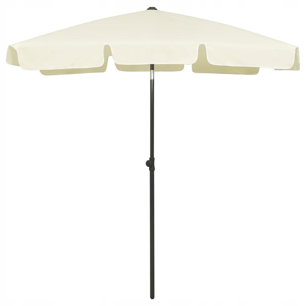 PARASOL PLAŻOWY, PIASKOWY ŻÓŁTY, 180X120 CM Model inny