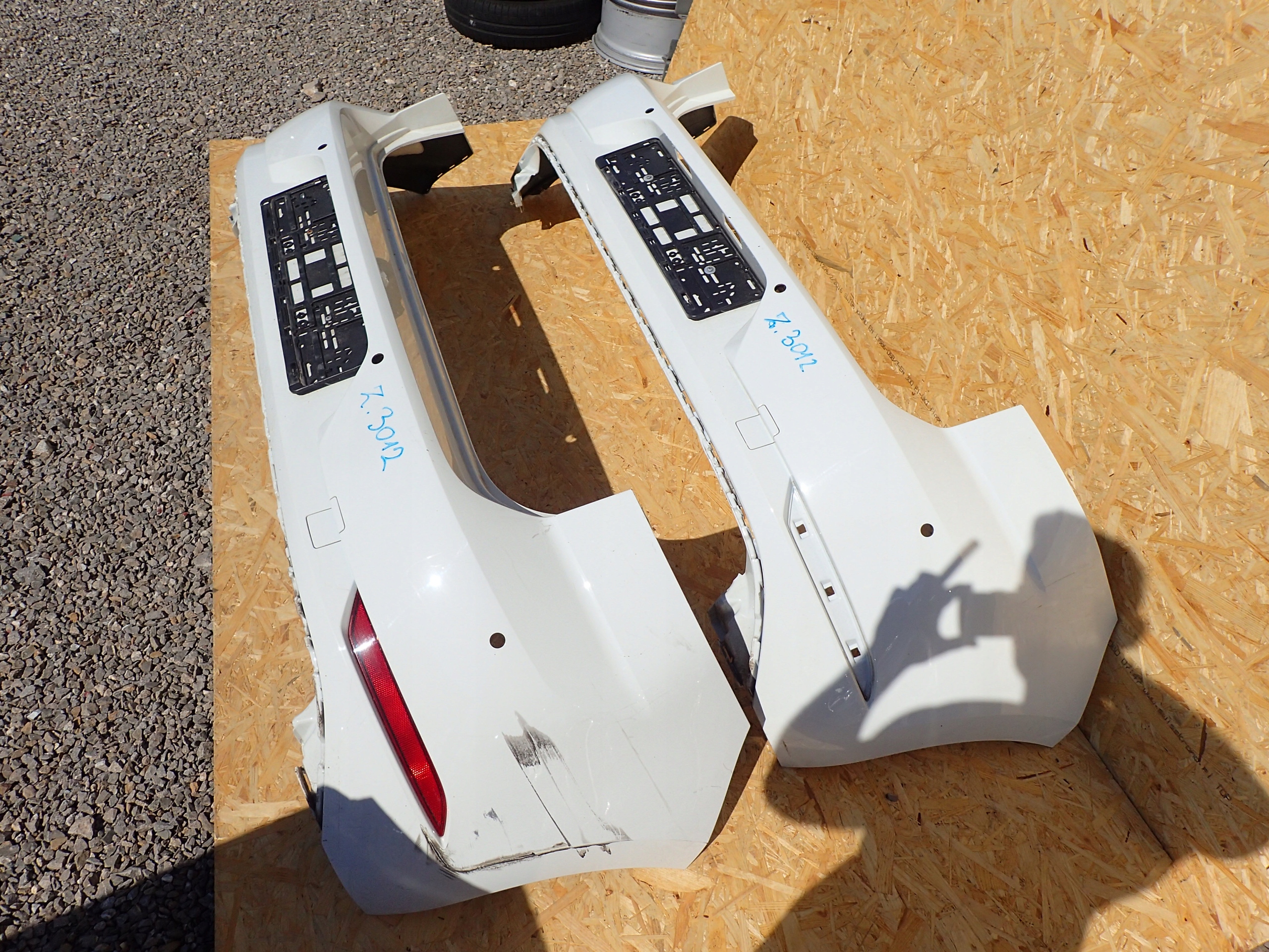 ZDERZAK TYŁ VW GOLF VII 7 HB LIFT 17- Strona zabudowy tył