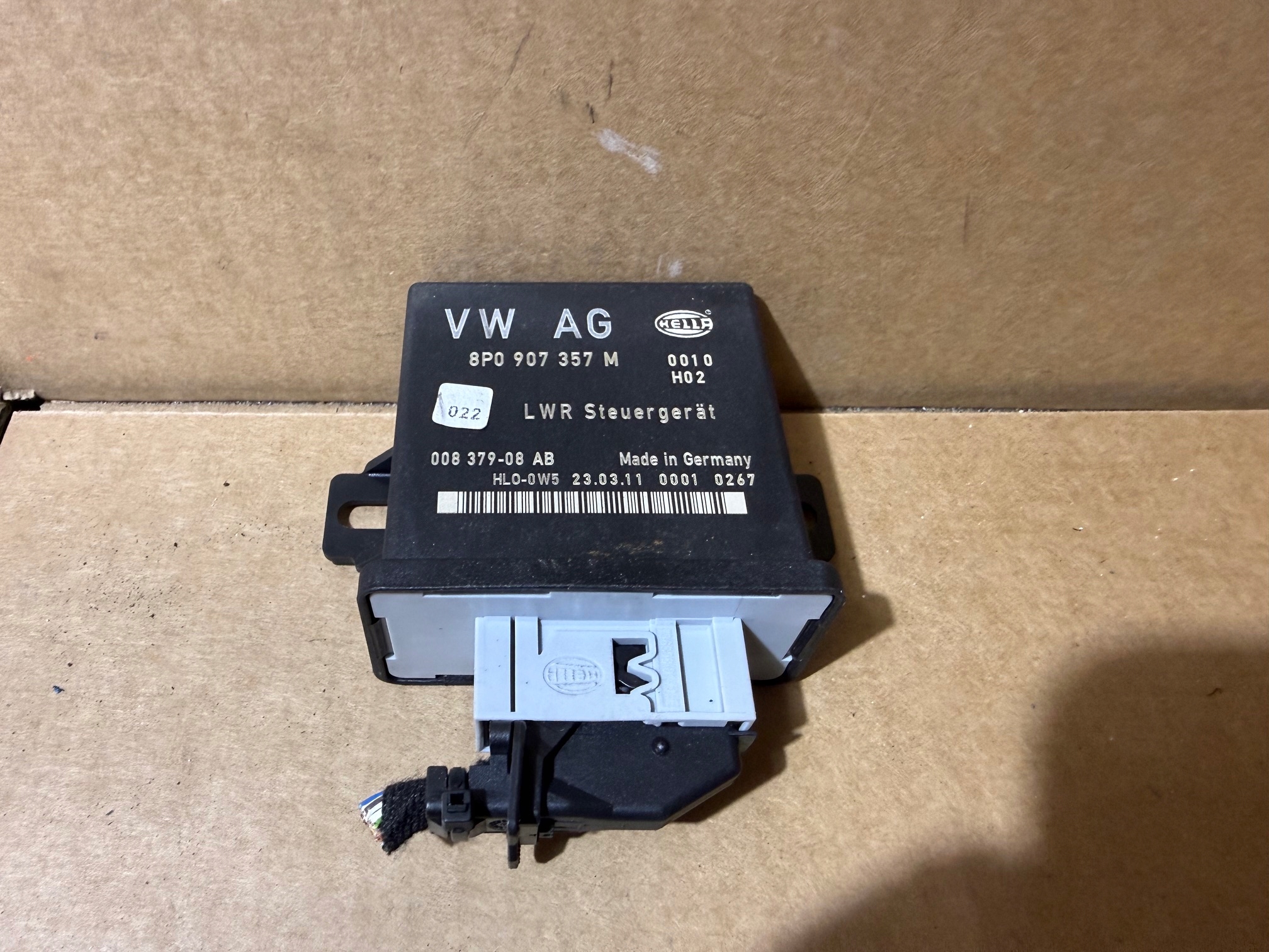 AUDI A3 A4 A5 A6 Q7 modul Bedienteil Leuchten 8P0907357M