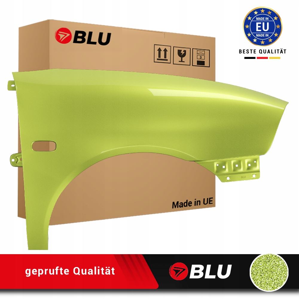 Blu Blatník Seat Ibiza Cordoba III 3 6L LS1T pravý zelený 02-08 přední