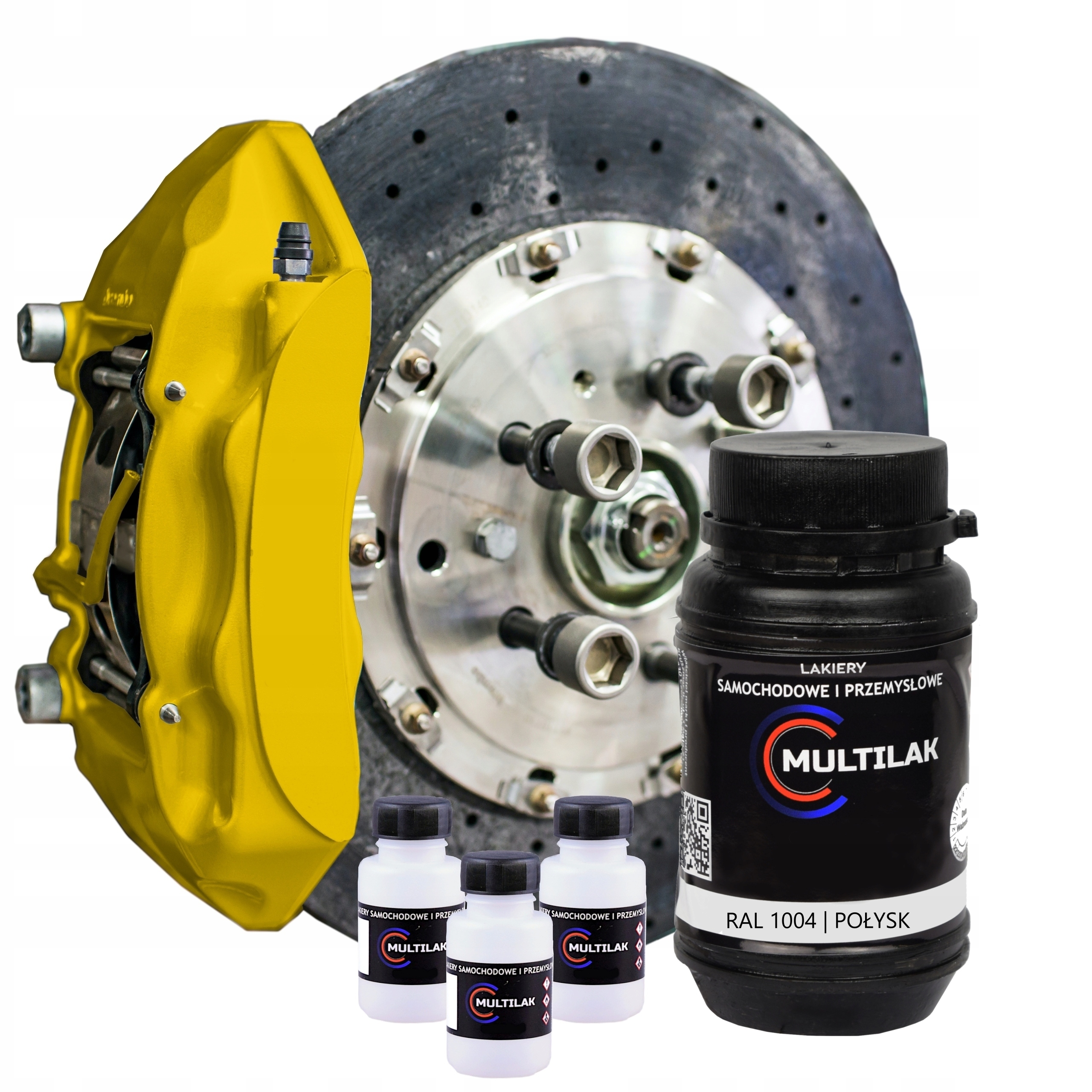 Lakier do zacisków hamulcowych Ral 1004 połysk