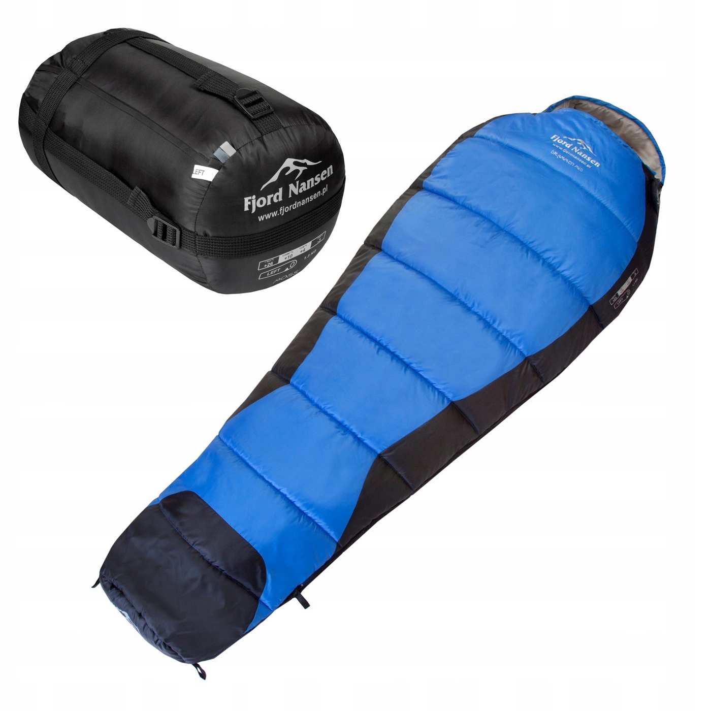 Fjord Nansen Ciepły Śpiwór Mumia Drammen MID 10°C 1040g