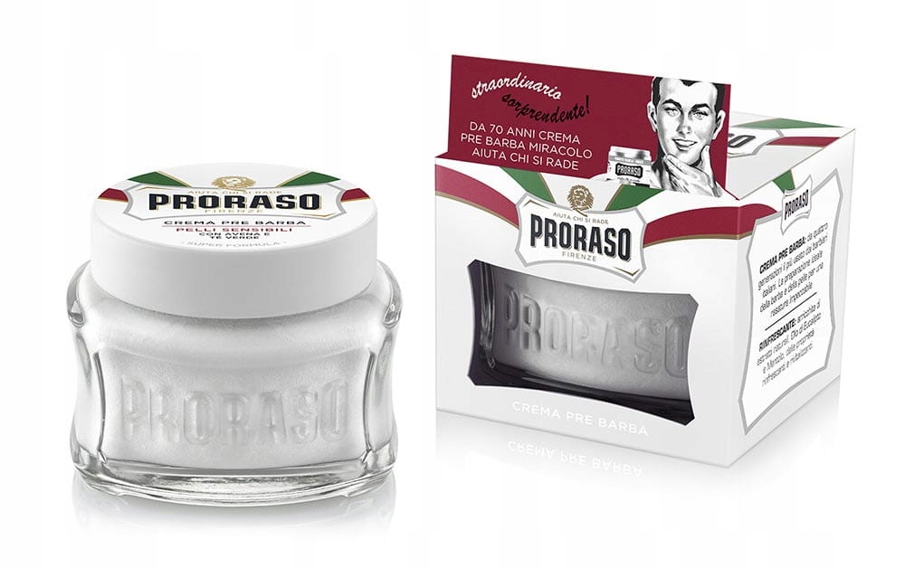 Krem przed goleniem Proraso do skóry wrażliwej Lin Kod producenta 8004395000036-2