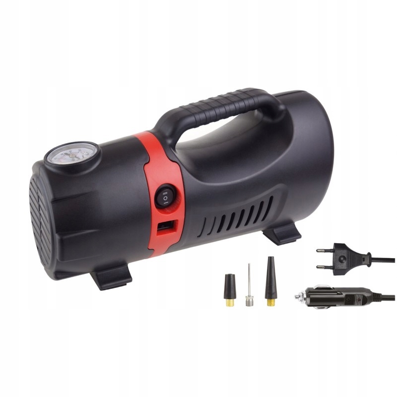 KOMPRESOR SAMOCHODOWY POMPKA SPREZARKA 12V 230V