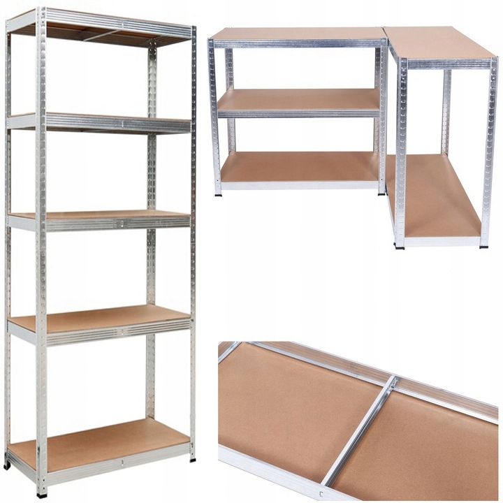 Regał metalowy SPIŻARNIA PRZETWORY 180x90x40 5 półek 875kg