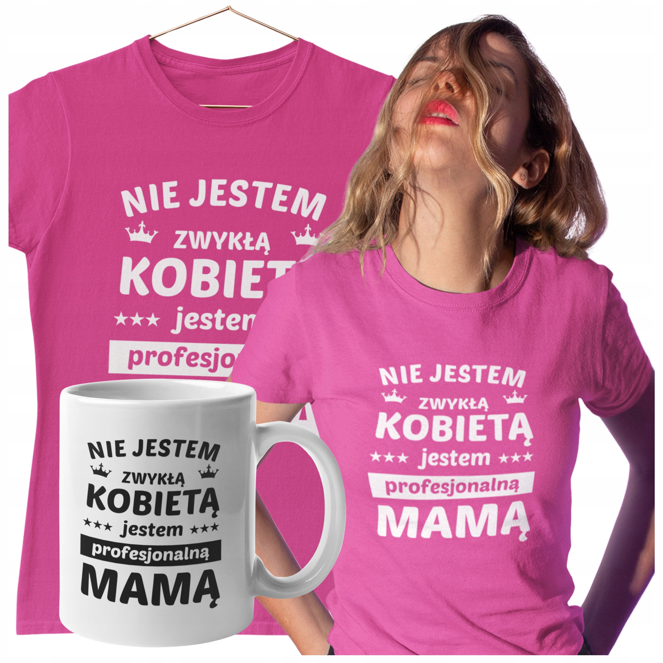 

Koszulka Dla Mamy Napis Profesjonalna Mama Kubek