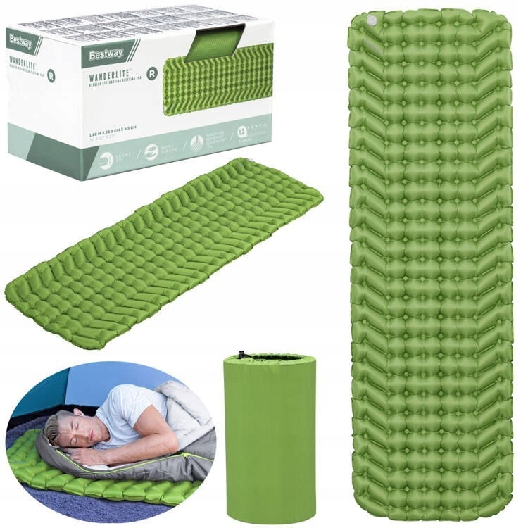 Bestway matrace karimatka pod spací pytel WanderLite 188 x 58,5 x 6,5 cm 69615