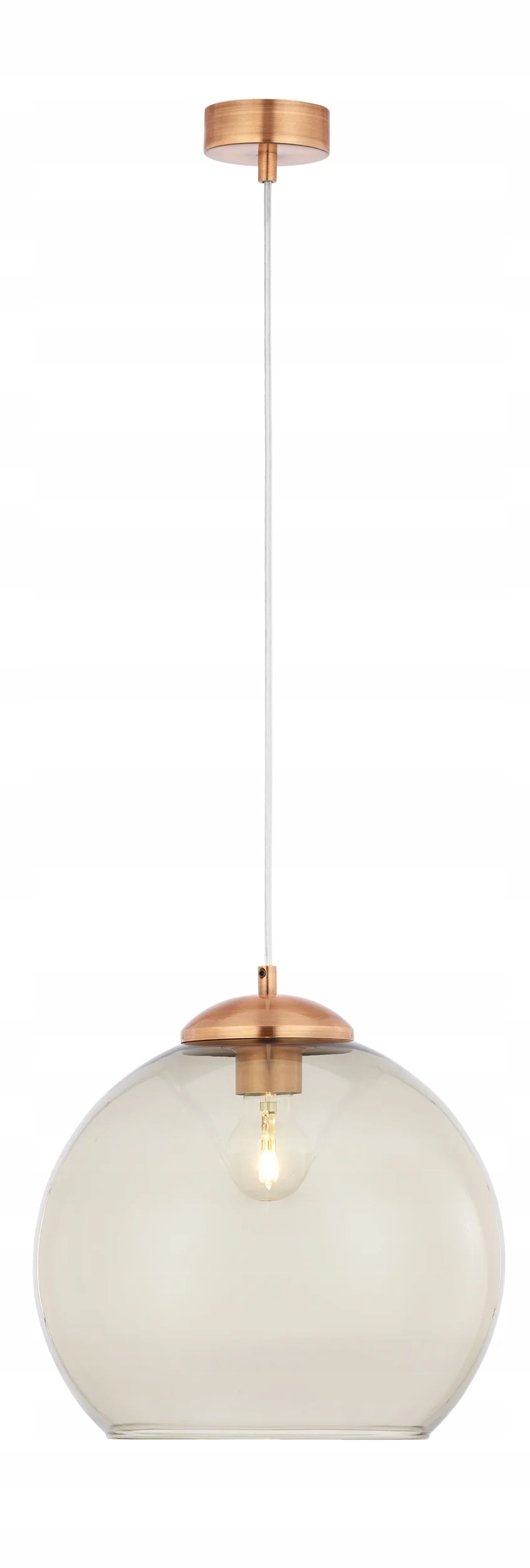 Jupiter Závesná lampa medená dymová 1xE27 15W Asti