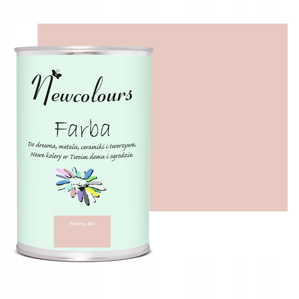 Farba do mebli Newcolours 900 ml Pudrowy Róż