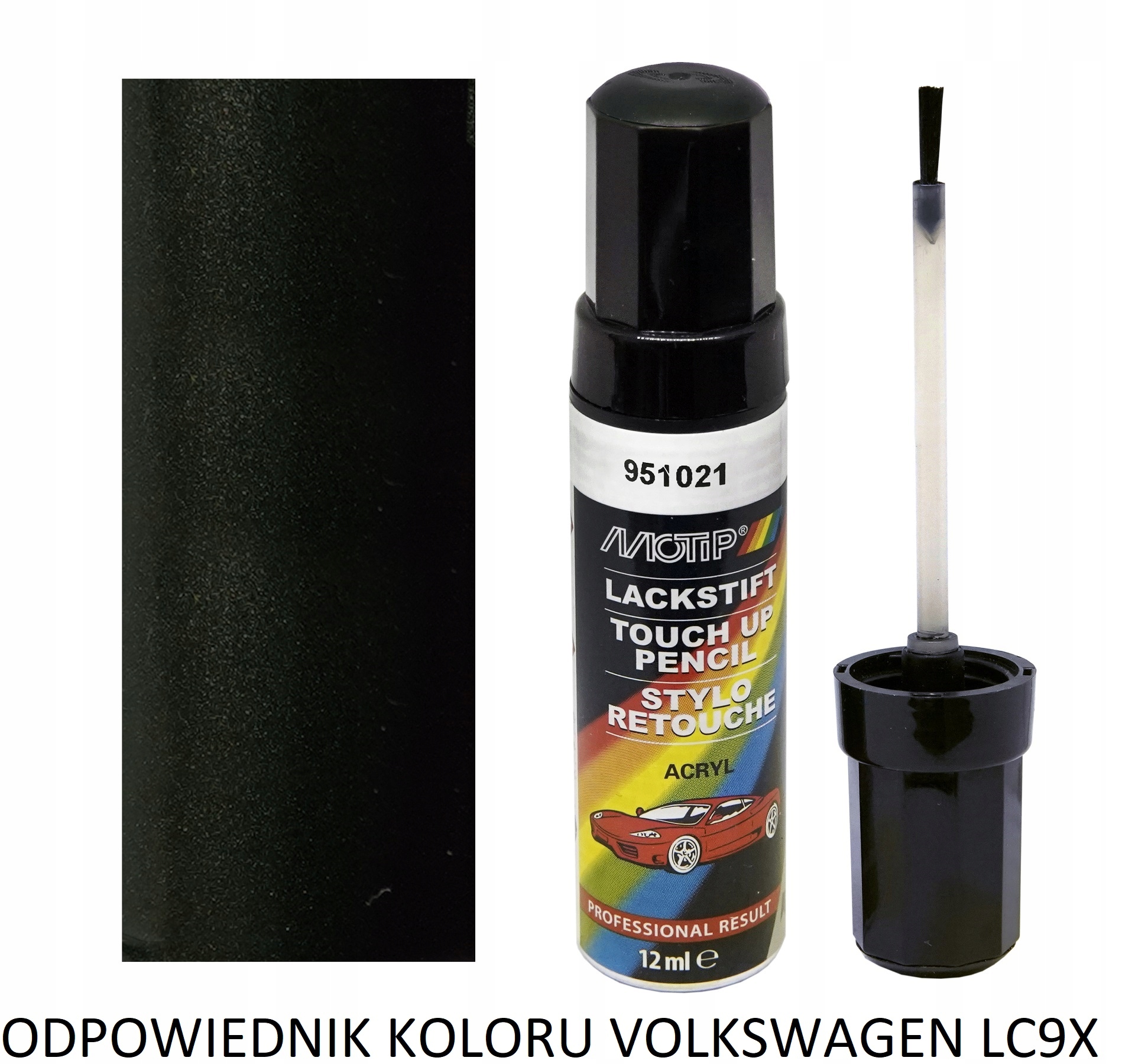 Lakier Zaprawka Sztyft Volkswagen LC9X C9X akryl 12ml