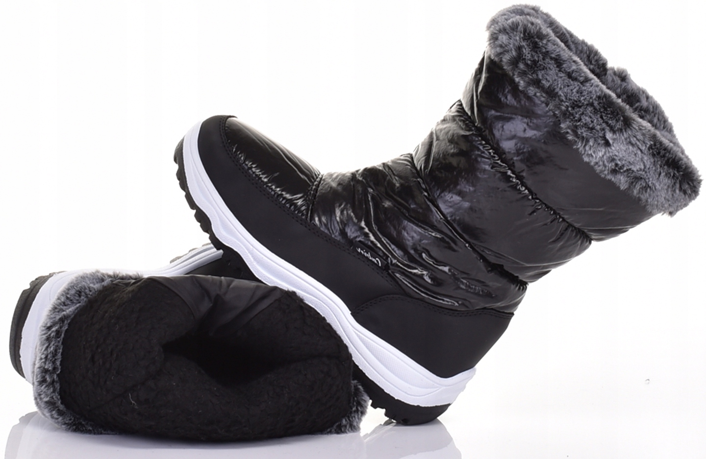 SNIEGOWCE WYSOKIE OCIEPLANE FUTERKIEM Rozmiar 39