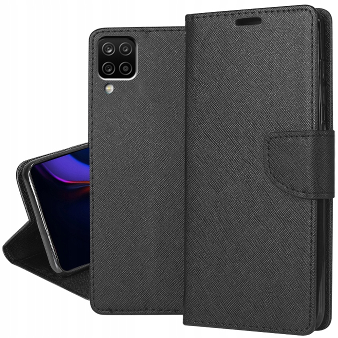

Etui Portfel Case Szkło do Samsung Galaxy A12 /M12