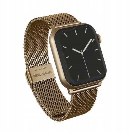 Burga Metal Mesh elegantní milánský náramek Apple Watch 42/44 mm zlatý