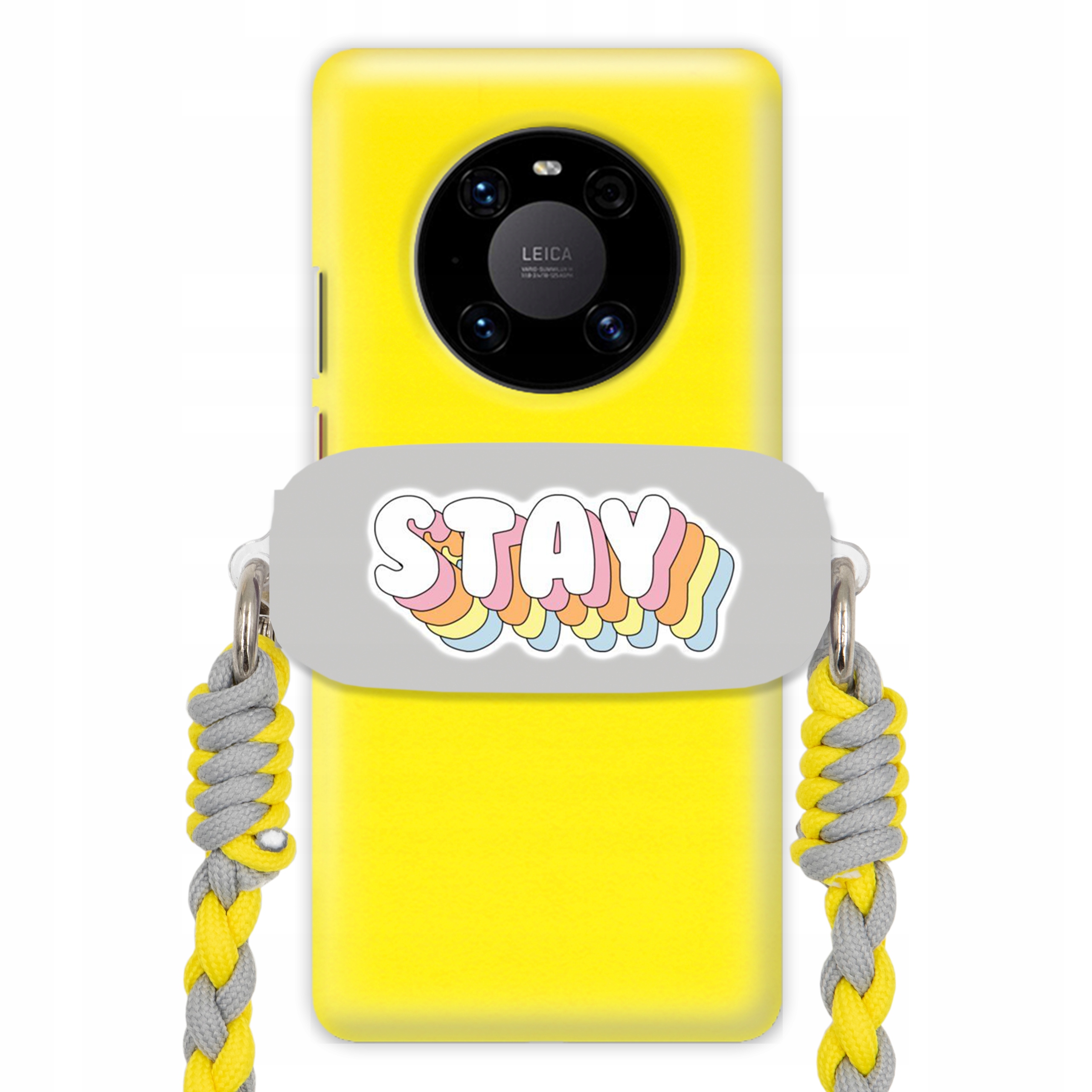 Puzdro Pre Huawei Mate 40 Pro Matné Držiak s vodítkom Motivačné vzory