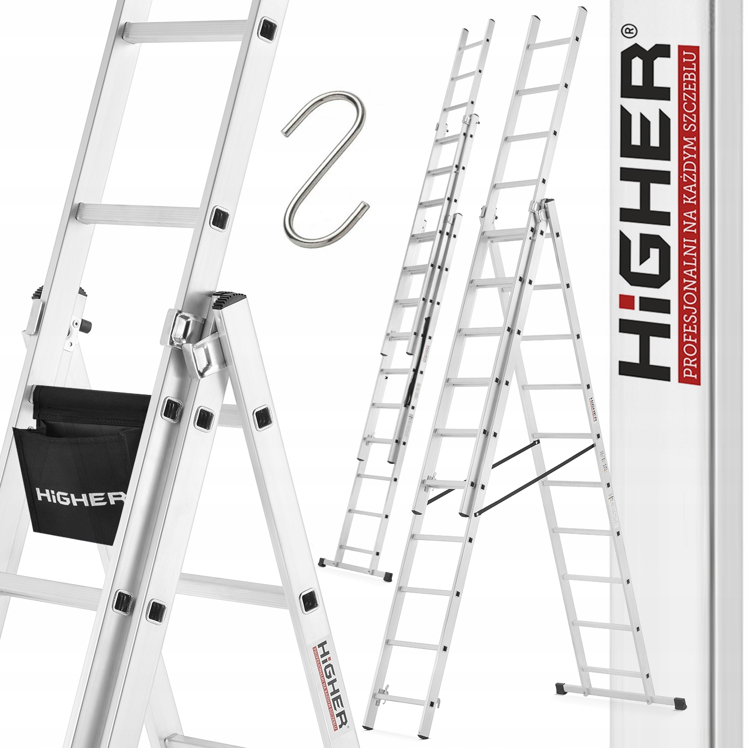 Žebřík 3x10 Higher univerzální Basic Dárek