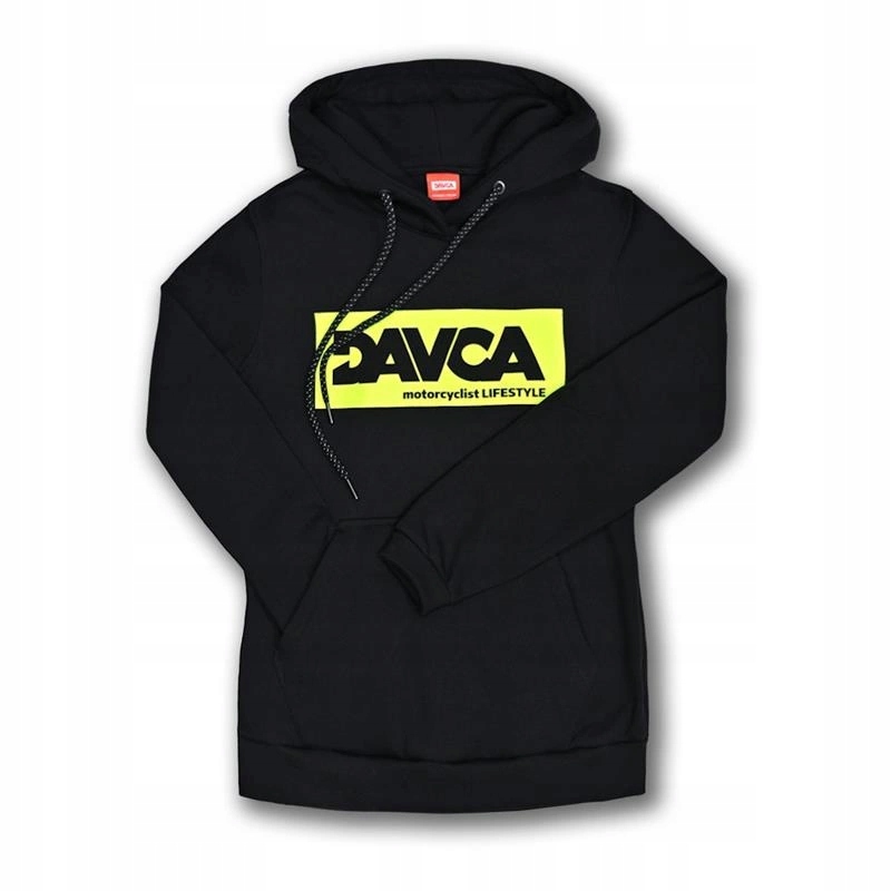 Dámská Mikina Davca Logo Fluo černá/žlutá fluo