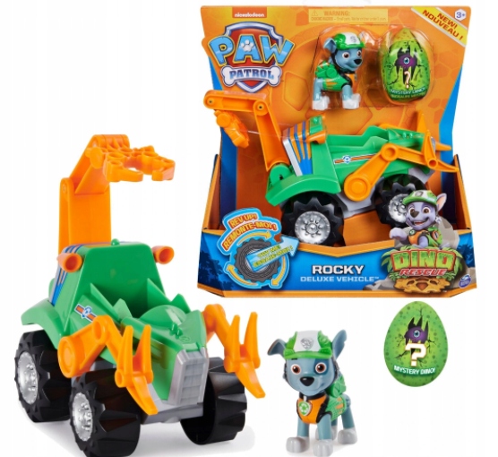Psi Patrol Dino Rescue Rocky Pojaz Dinozaur