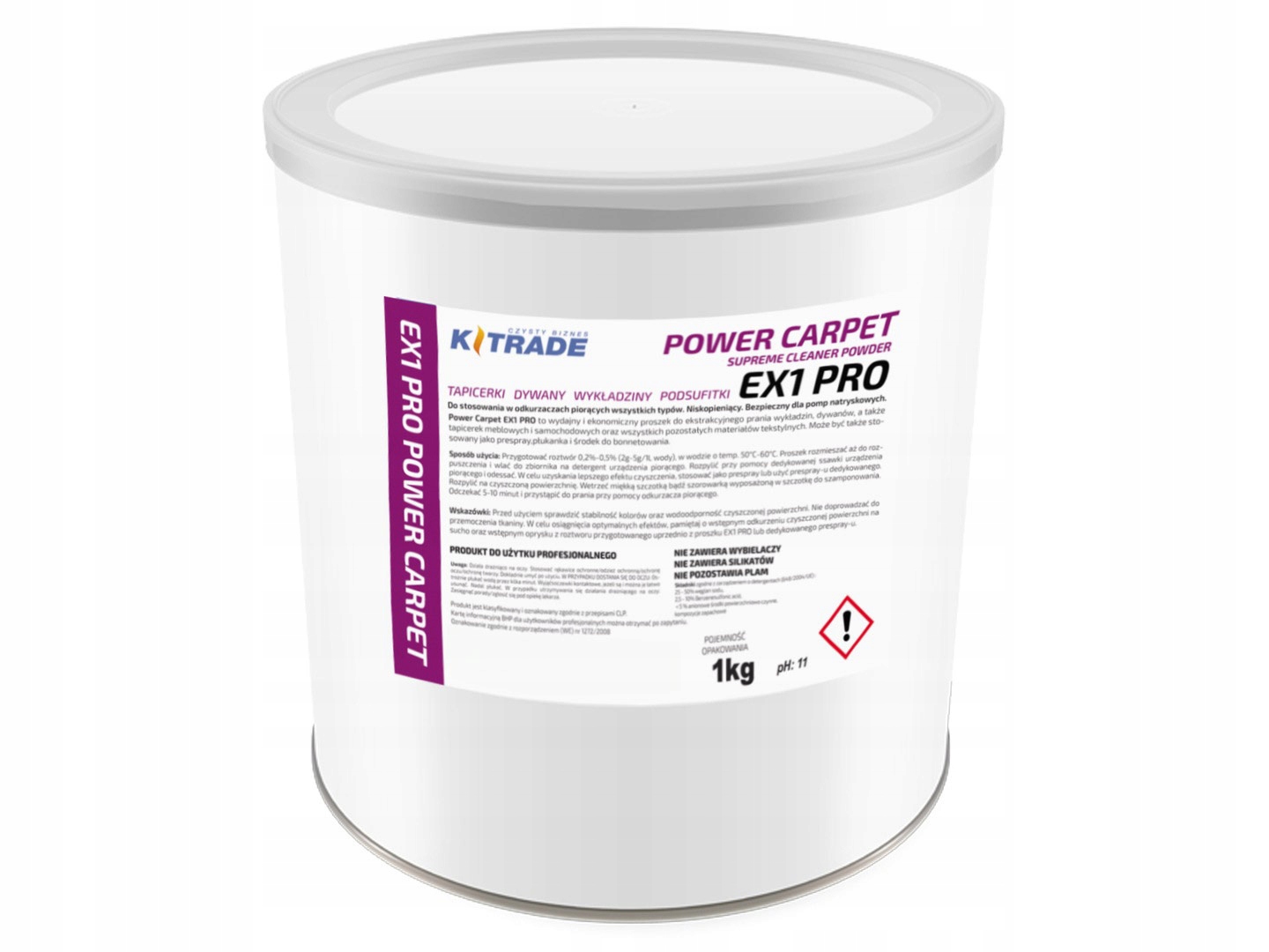 Proszek do prania tapicerki i dywanów do odkurzacza piorącego EX1 Pro 1kg
