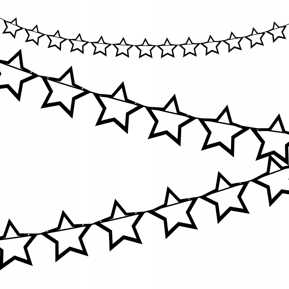 

Baner Ozdobny Girlanda Dekoracja Party Gwiazdki
