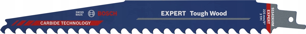 Brzeszczoty do pił szablastych 225 mm 3 szt. BOSCH