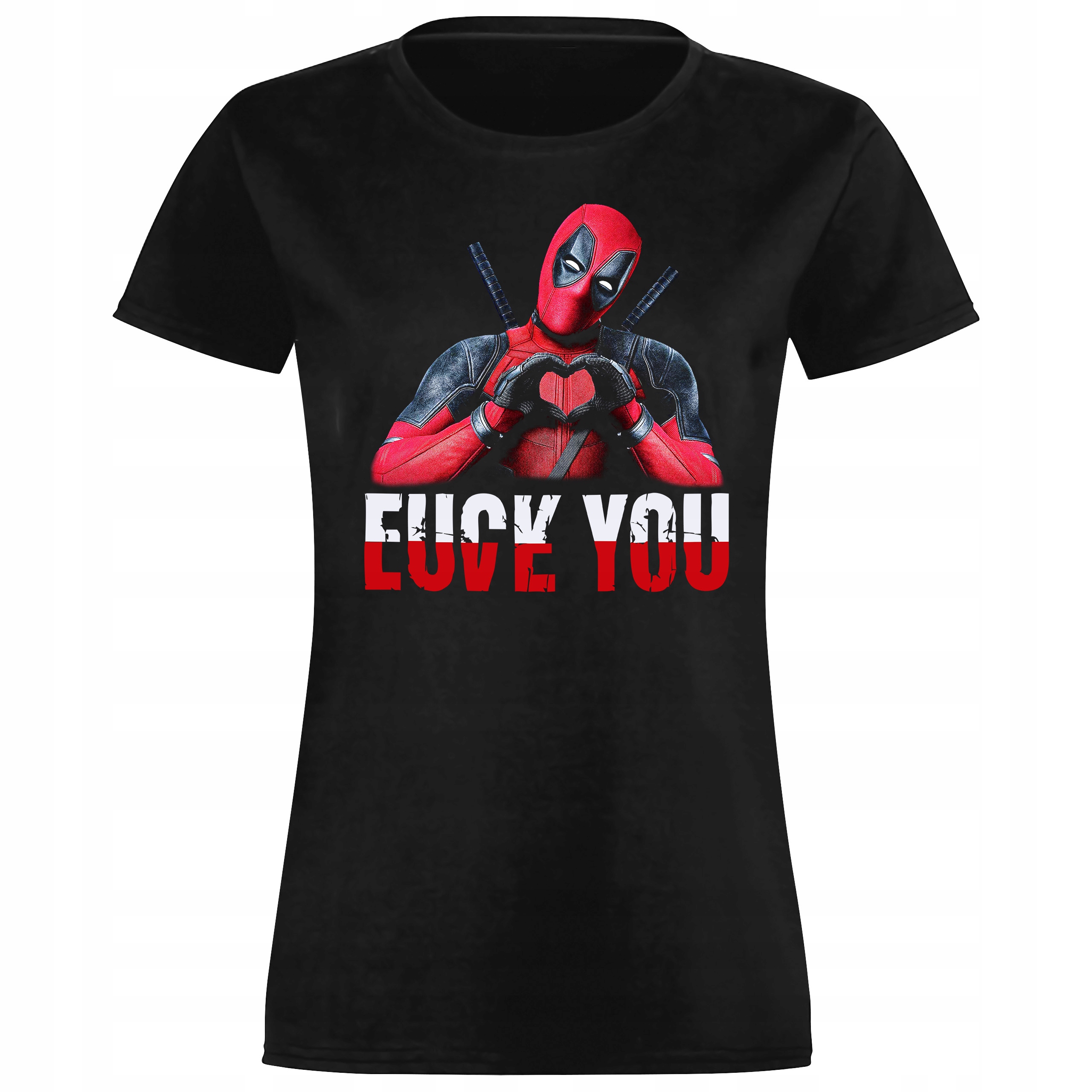 

Damska Koszulka T-shirt Deadpool Love You Roz. S