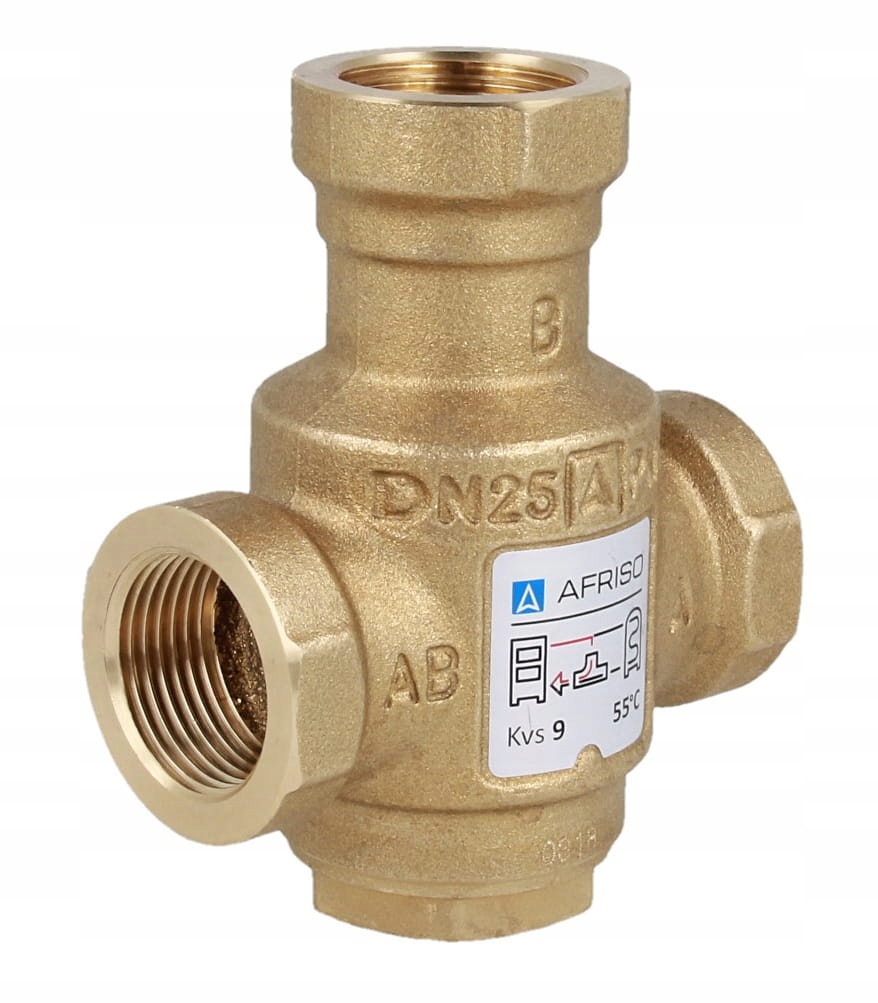 Teplotný Ventil Kotla Afriso Atv 335 DN25 55°C