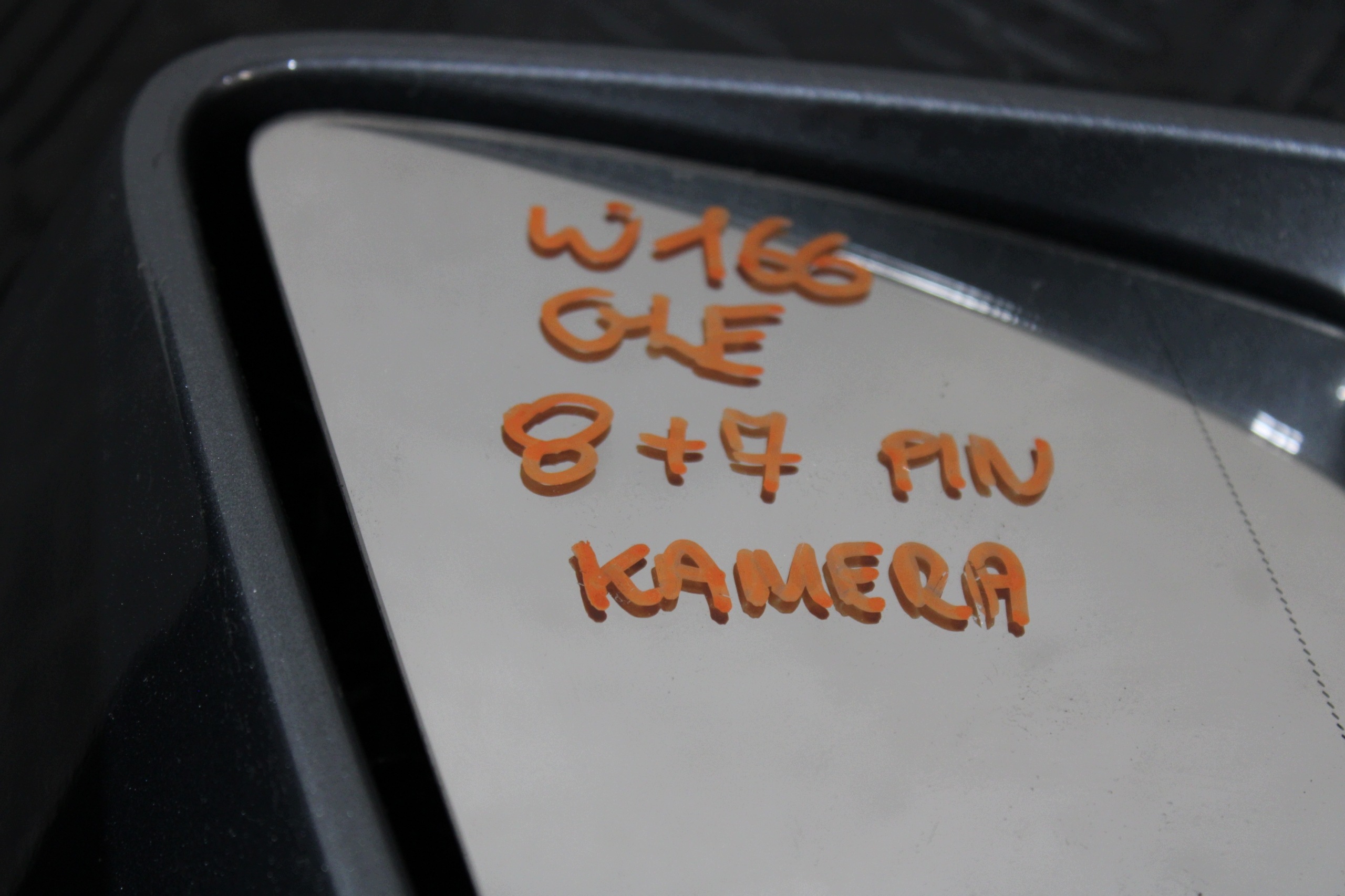 mirror right 15 vertical KAMERA MERCEDES GLE W166 SUV
