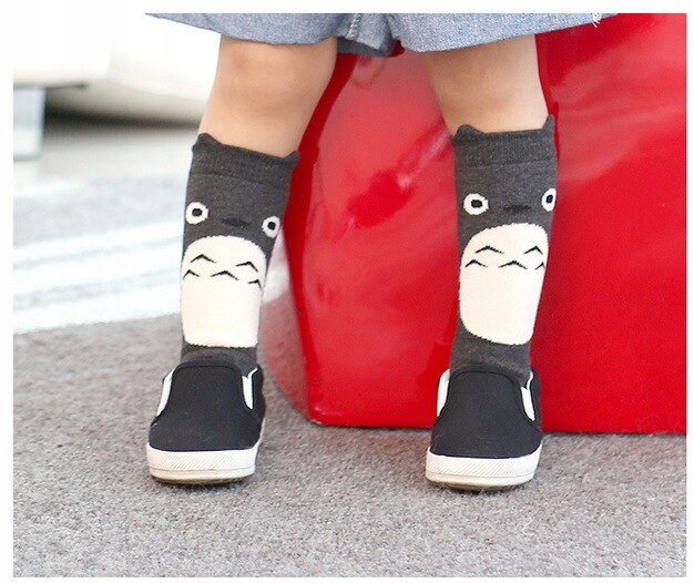 Podkolanówki SZARE długie skarpetki SOWA 1-3L 86-92-98 Marka Inna marka