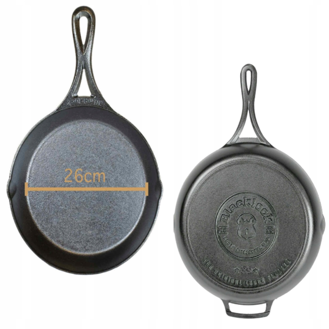 

Patelnia Żeliwna Lodge 26 cm Lekka Blacklock Usa
