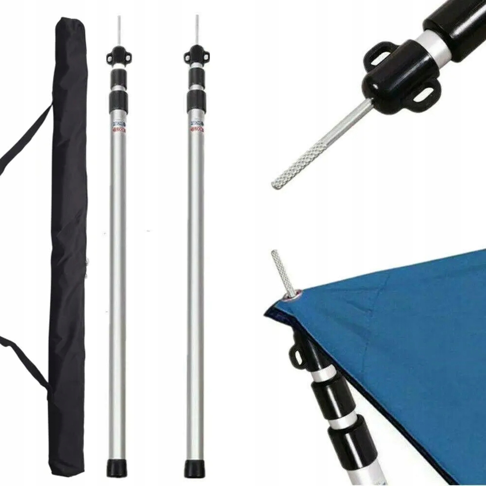 Nastavitelné Stanové Tyče, Stanové Tyče Z Hliníkové Slitiny, 90-230 CM