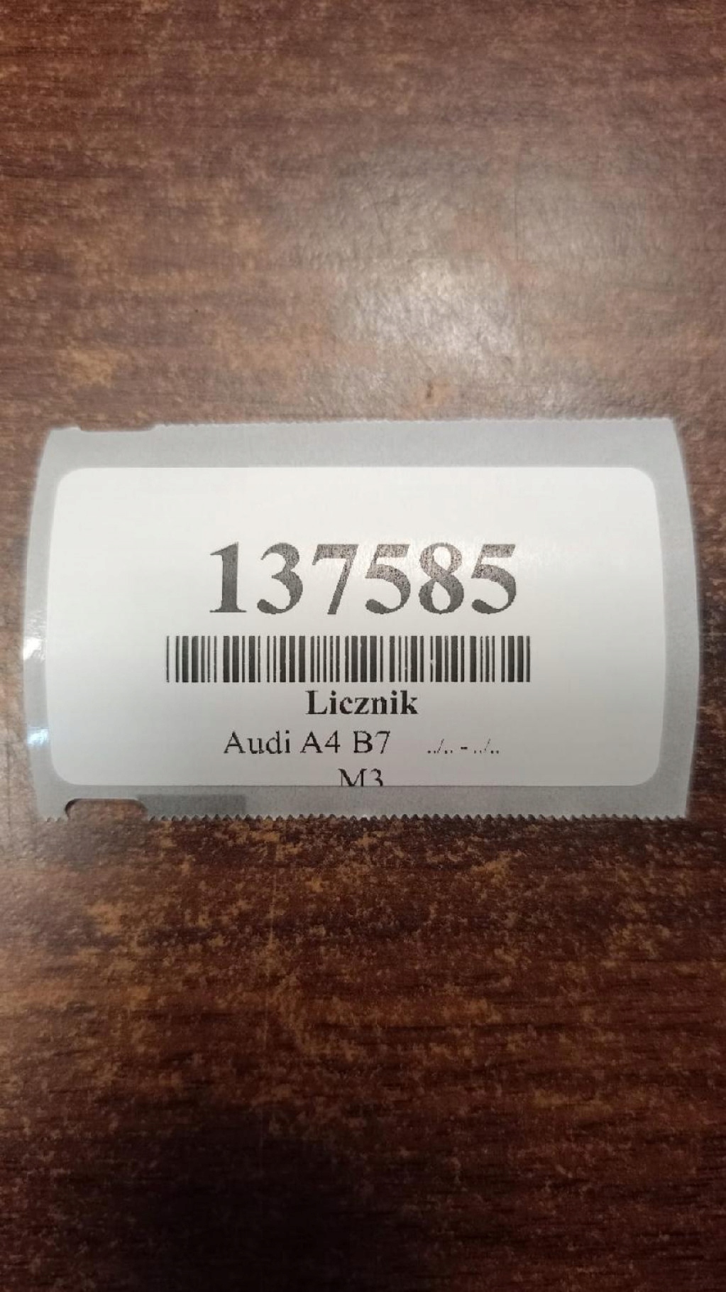 AUDI A4 B7 2.0 TDI dials 0263626410