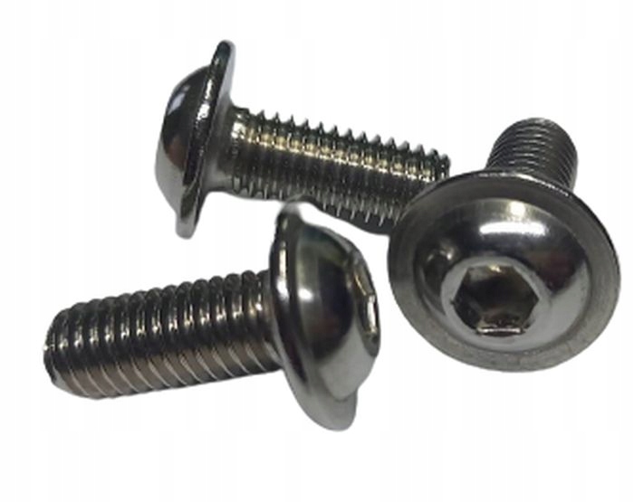 Śruba 10x70 Kulista Nierdzewna 7380 Do Owiewek 50s