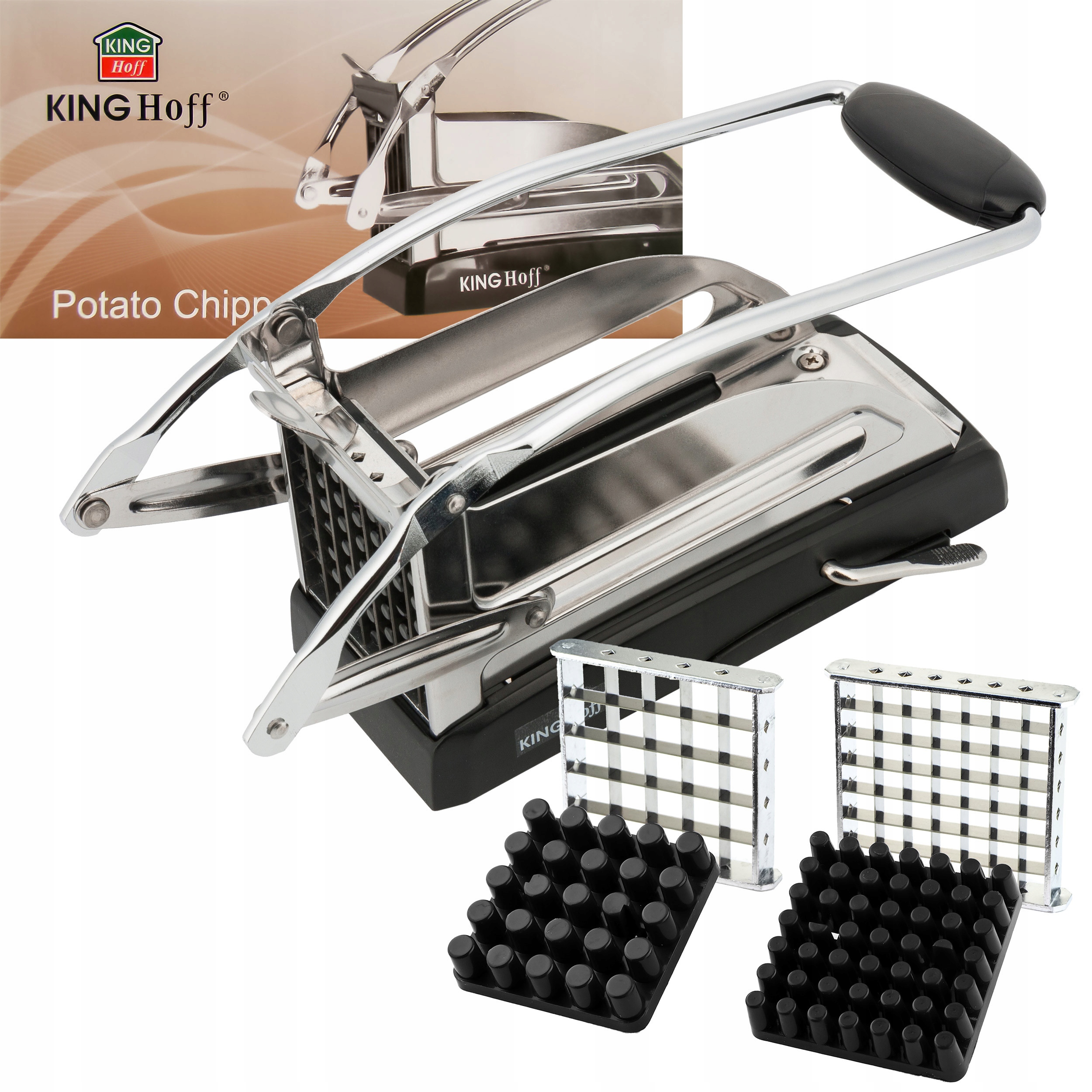 

Maszynka Ręczna Krojenia Frytek Frytownica 2xNÓŻ