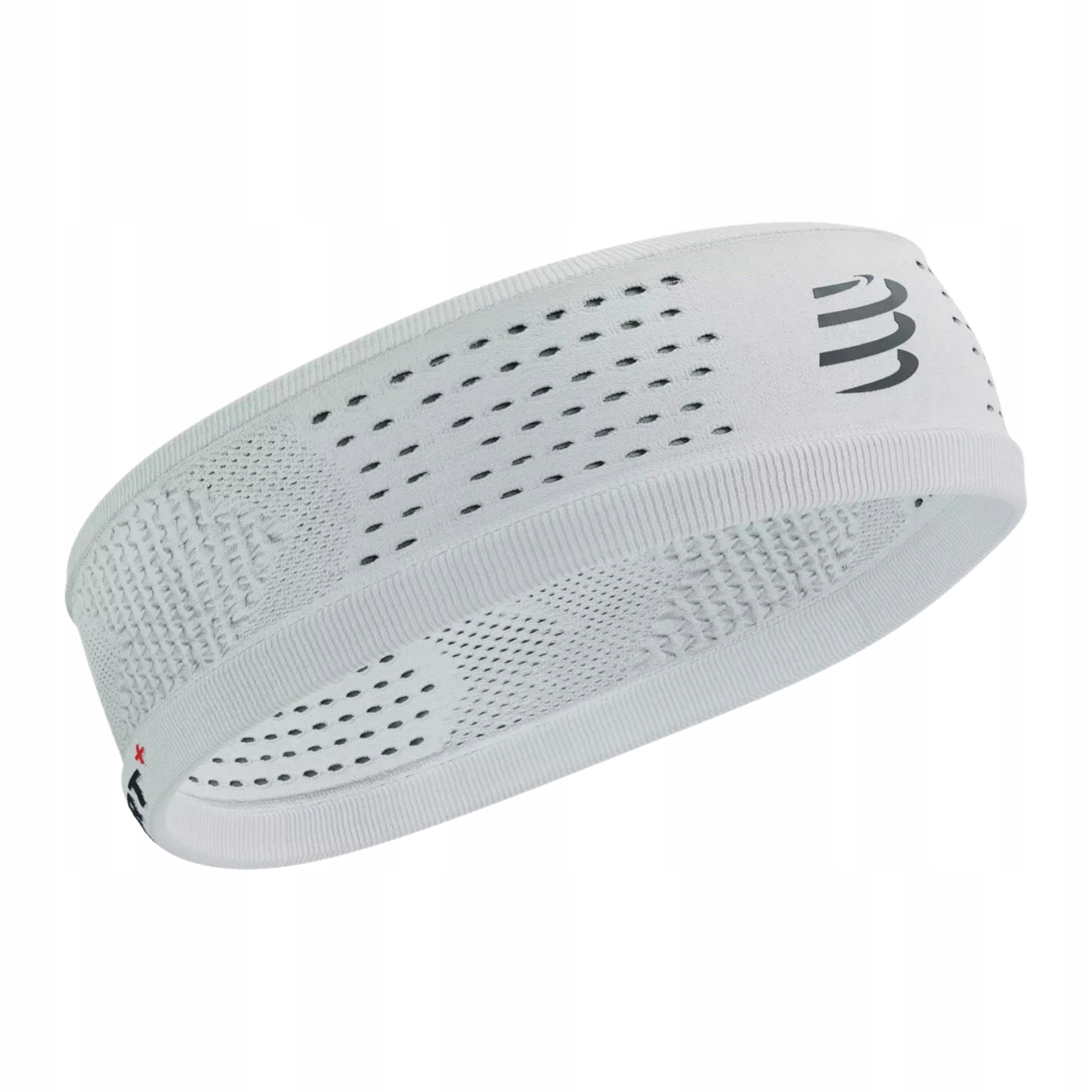Opaska sportowa na głowę Thin Headband Compressport On/Off White Uniq Size