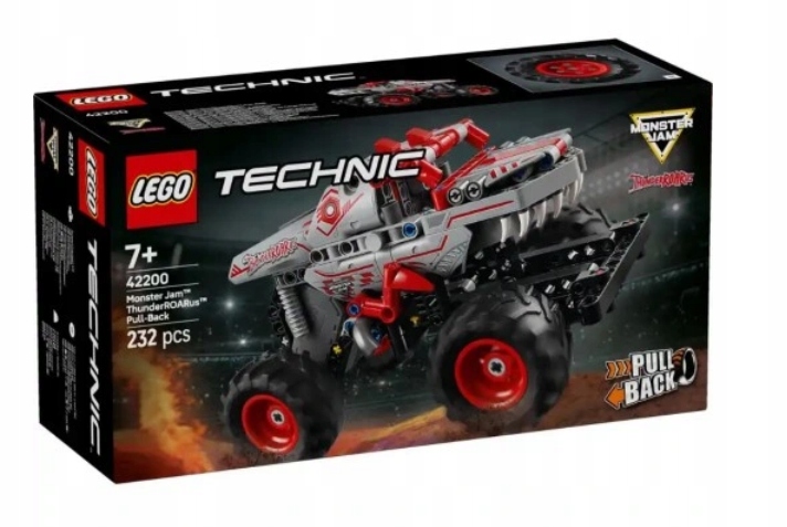 Lego 42200 Technic Monster Jam Thunderroarus S Pohonem Typu Pull-back