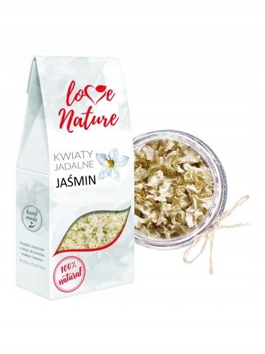 Levně 5 X LoveNature Jedlé Květy Jasmín 10 g